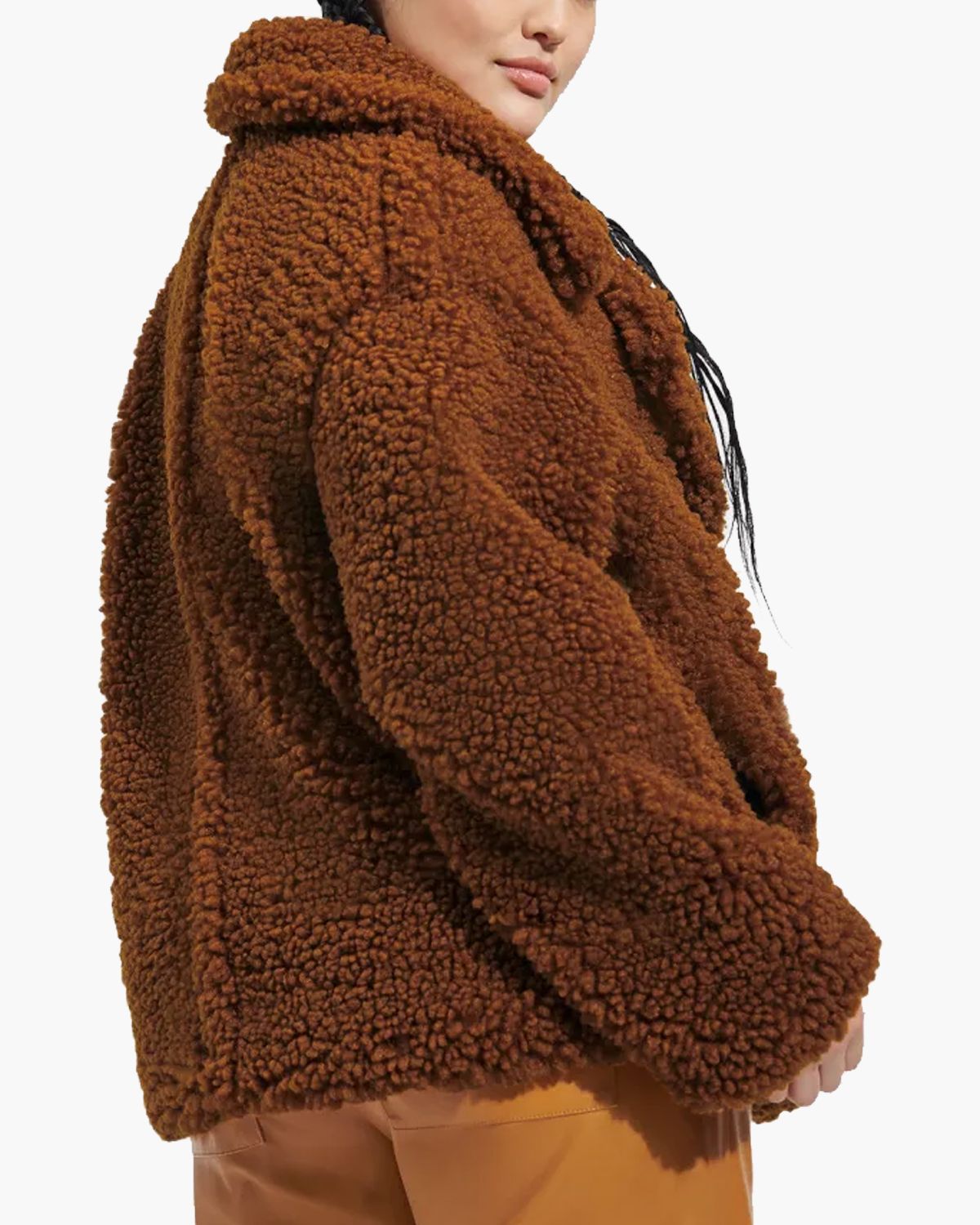 Gertrude Short Teddy Coat Hardwood Damesjack
