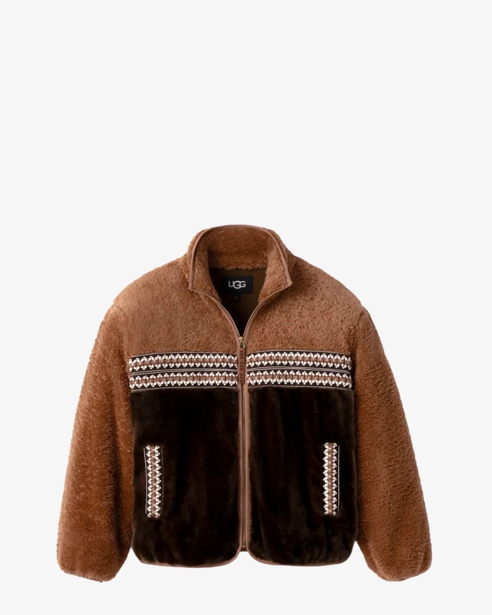 Marlene Heritage Braid Jacket Chestnut Damesjack