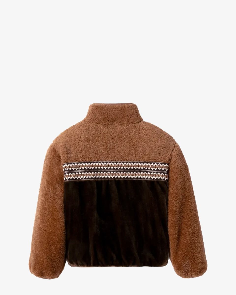 Marlene Heritage Braid Jacket Chestnut Damesjack