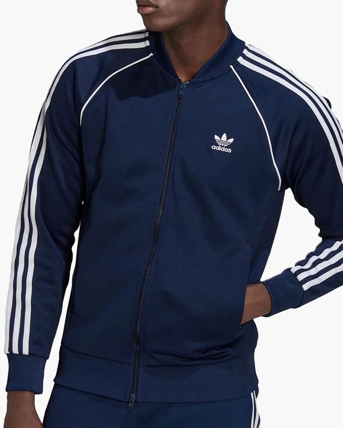 Adidas sst donkerblauw 2025
