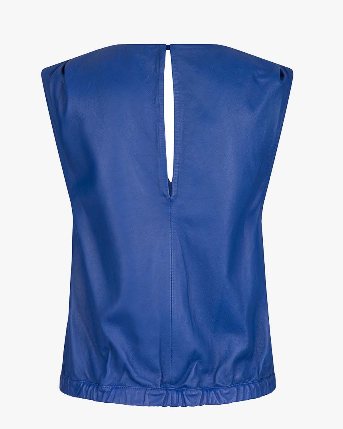 Elvie 1-A kobaltblauw Damesblouse