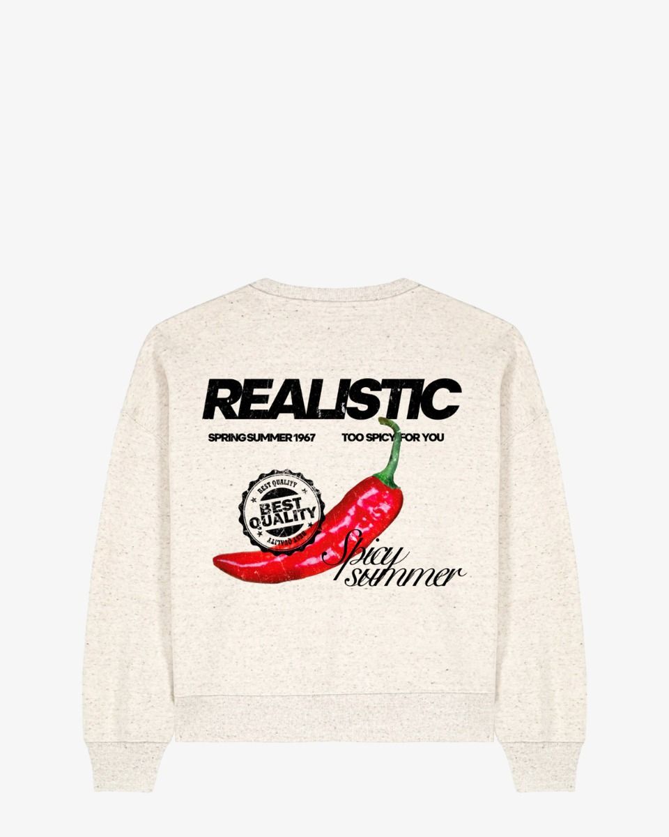 Realistic Beige Damessweater