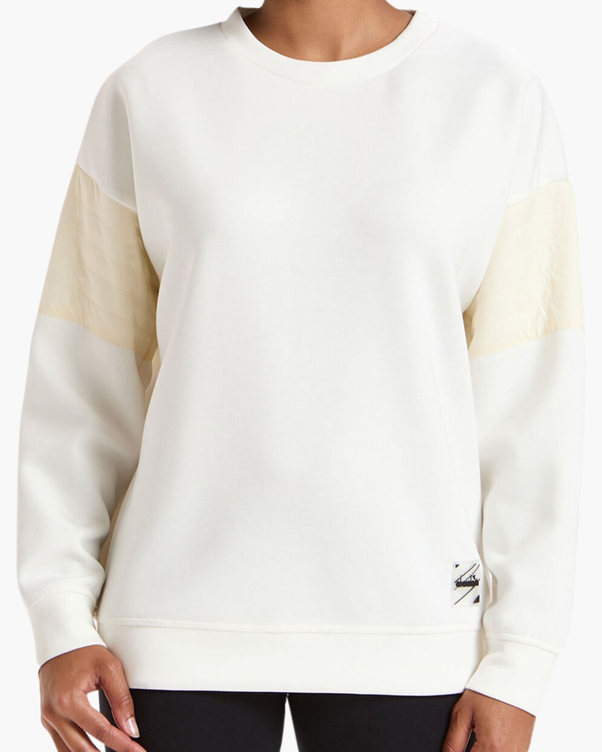 L. Sweatshirt Crew Urbanity Off-White Damessweater