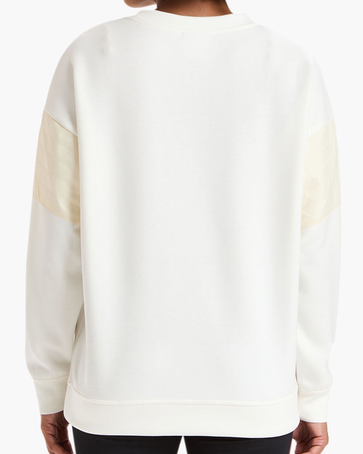 L. Sweatshirt Crew Urbanity Off-White Damessweater