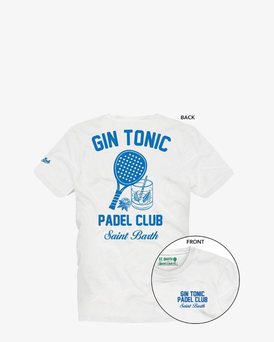 Gin Tonic Padel Club Wit Heren T-Shirt
