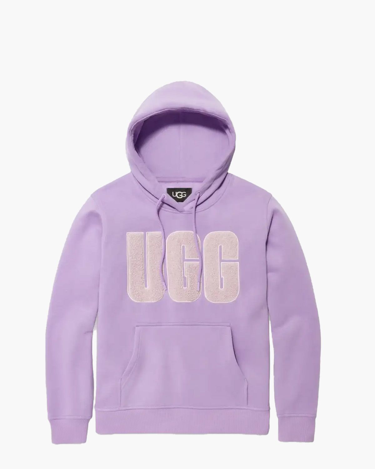 Rey UGGfluff Logo Hoodie Purple Jade Damessweater