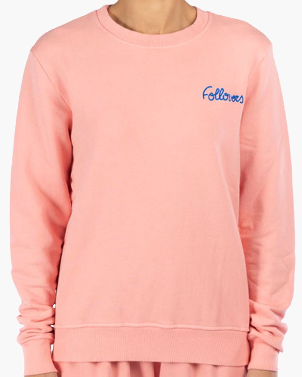 Kourtney Crewneck Roze Damessweater