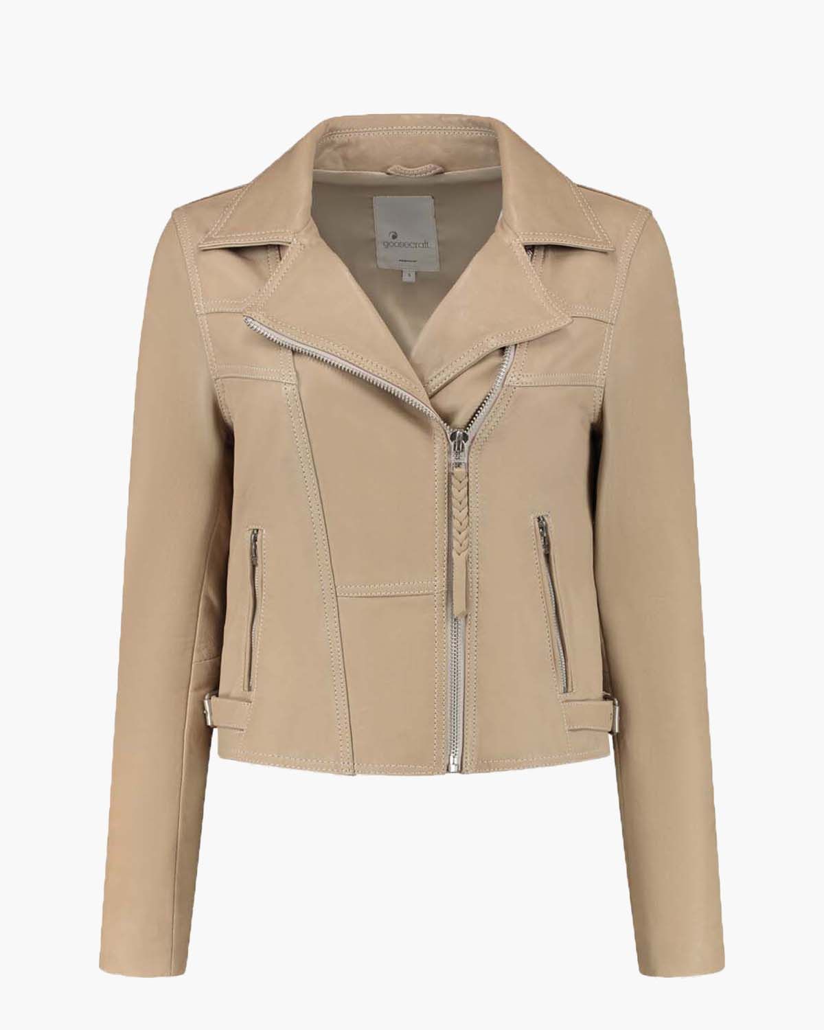 Jupiter Biker Beige Damesjacket