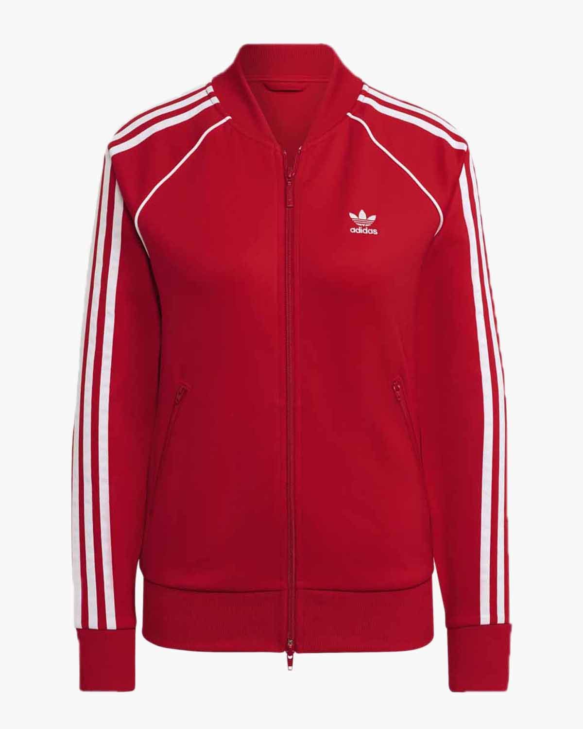 Adidas red outlet sst jacket