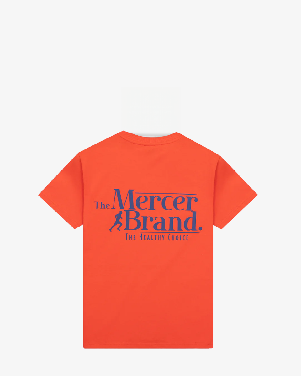 The Mercer Brand Logo Tee Rood T-Shirt