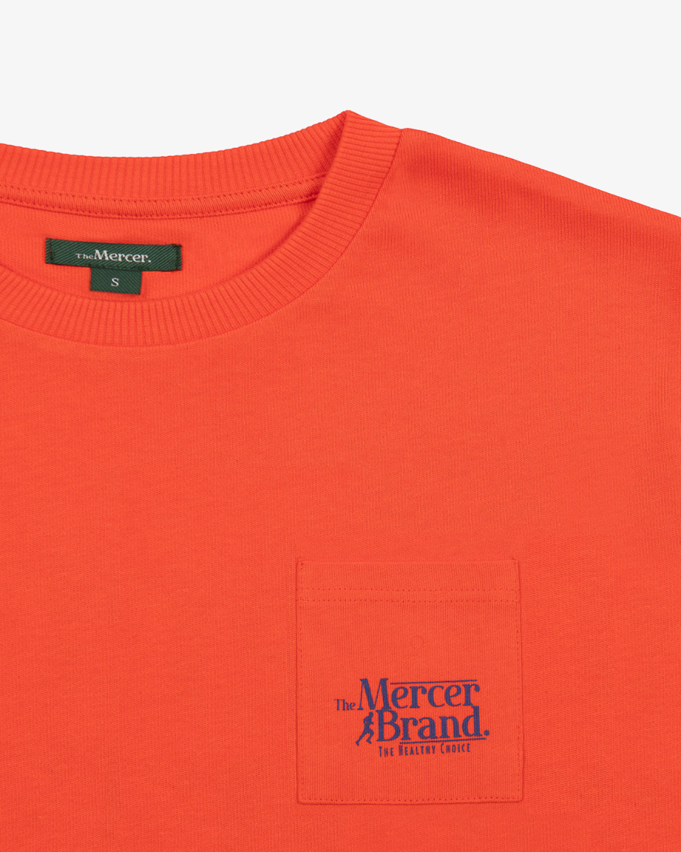 The Mercer Brand Logo Tee Rood T-Shirt