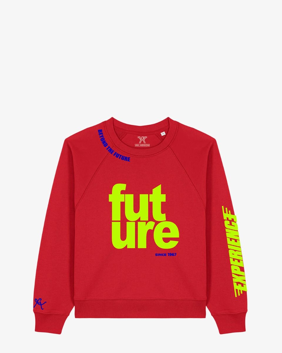 Future Rood Damessweater