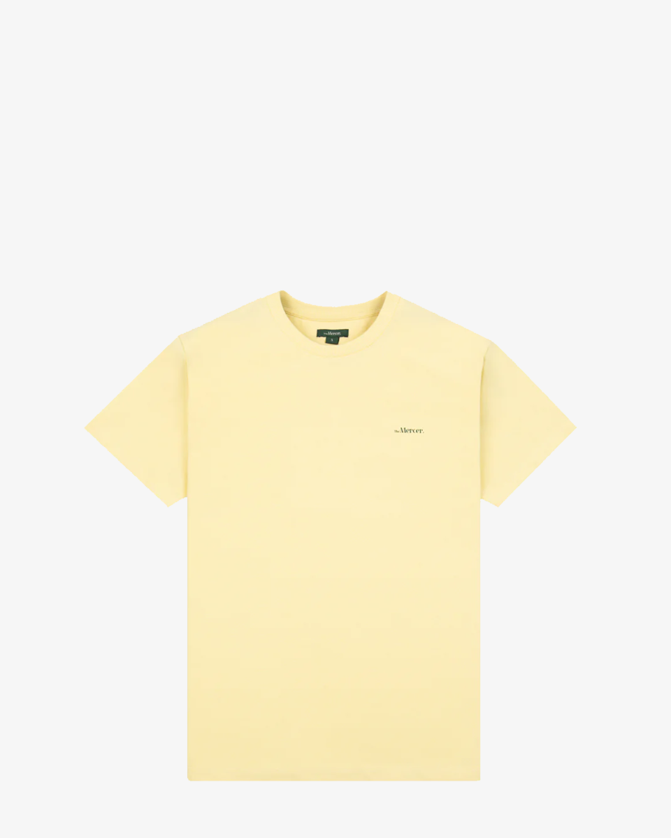 The Mercer Life Heavy Tee Lichtgeel T-Shirt