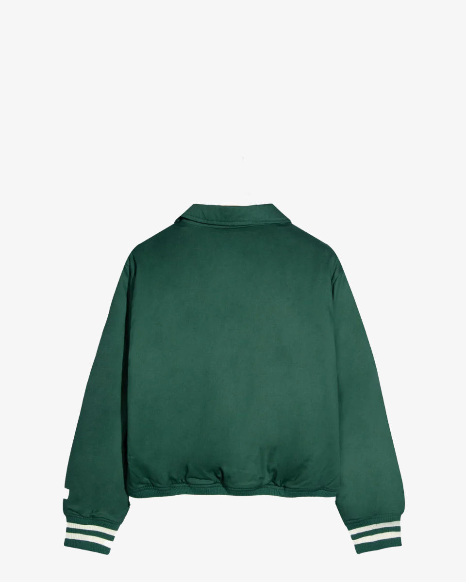 The Varsity Polo Jacket Donkergroen Jack