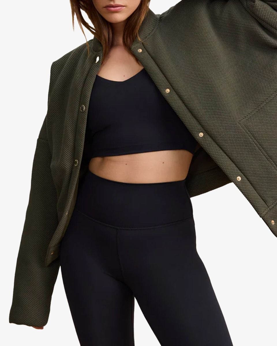 Moon Classic Oversized Padded Bomber Groen Damesjack