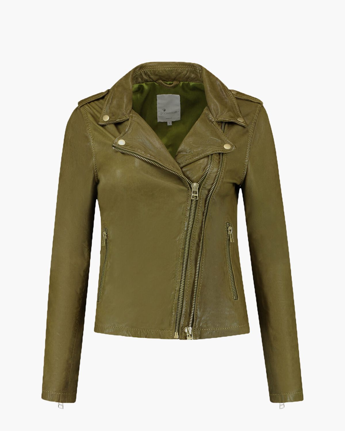 Biker513 Groen Damesjacket