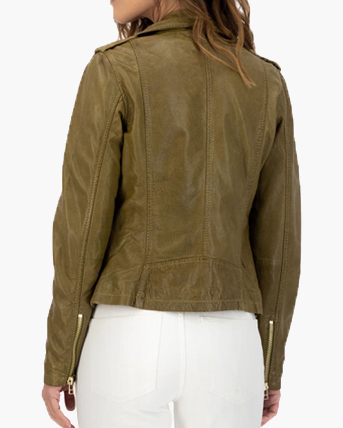 Biker513 Groen Damesjacket