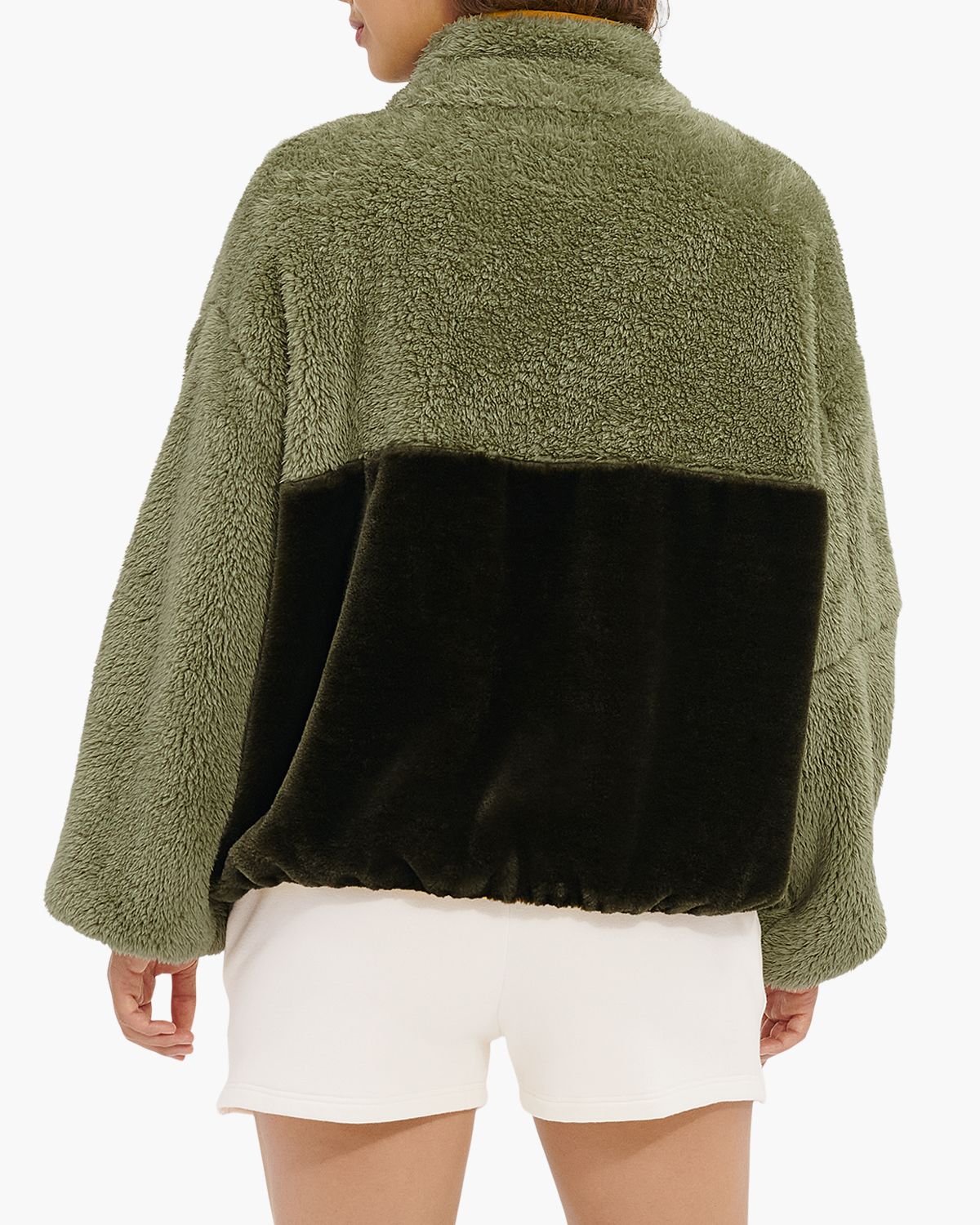 Marlene Sherpa Jacket II Groen Damesjack