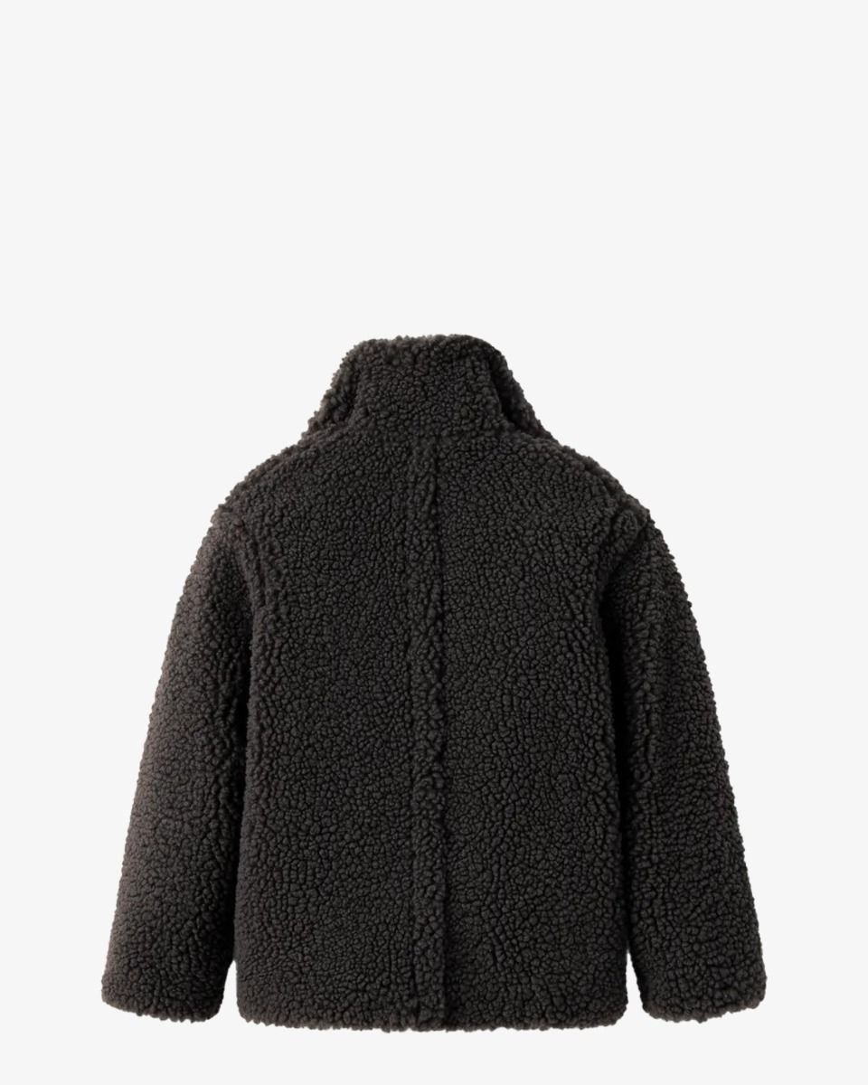 Gertude Short Teddy Coat Ink Damesjack