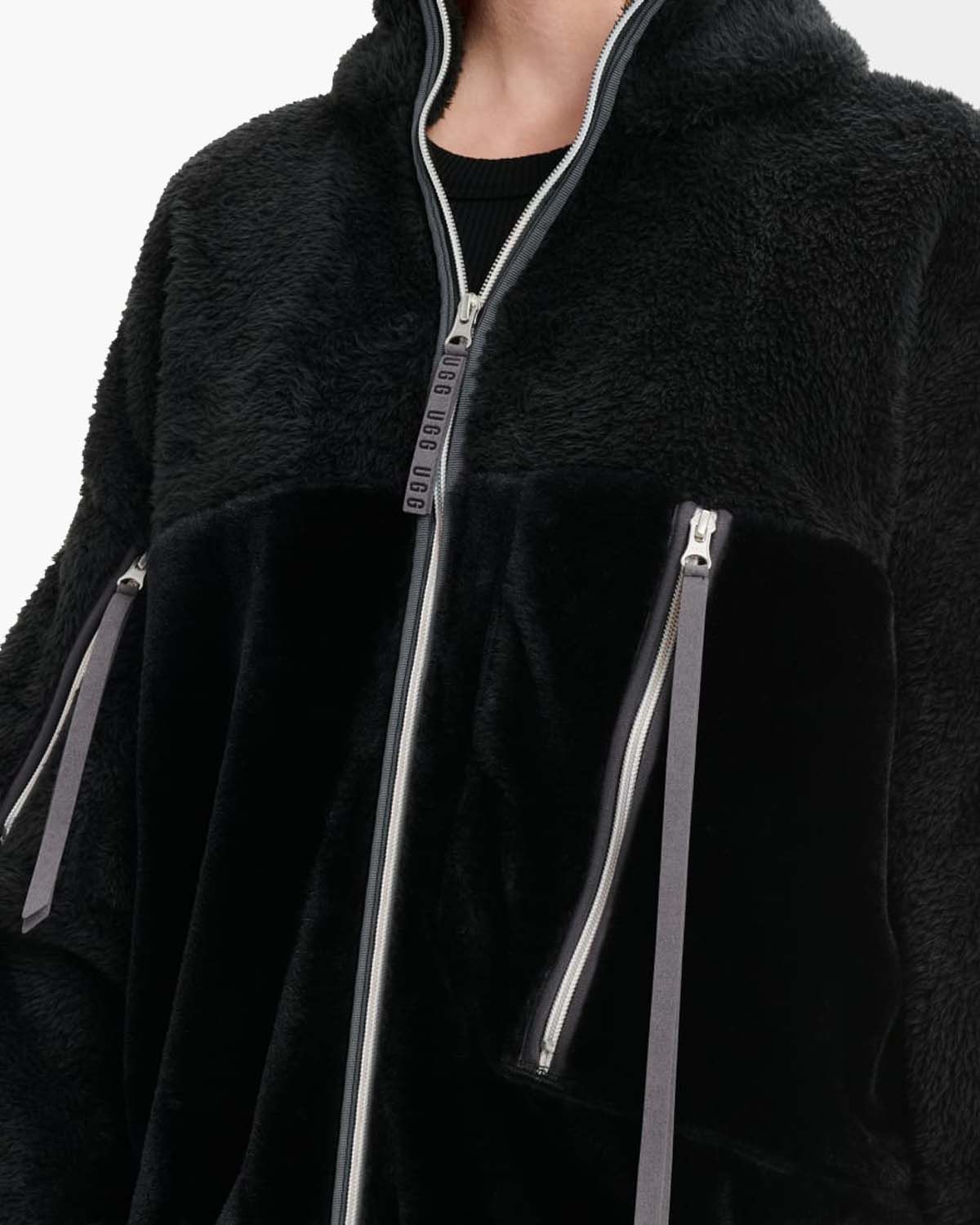 Marlene Sherpa II Jacket Black Damesjack