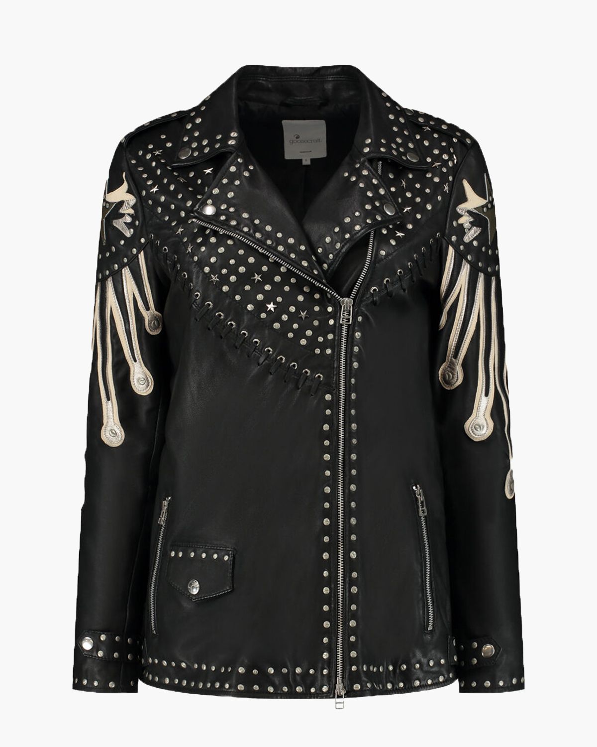 Sierra Biker Zwart Damesjacket