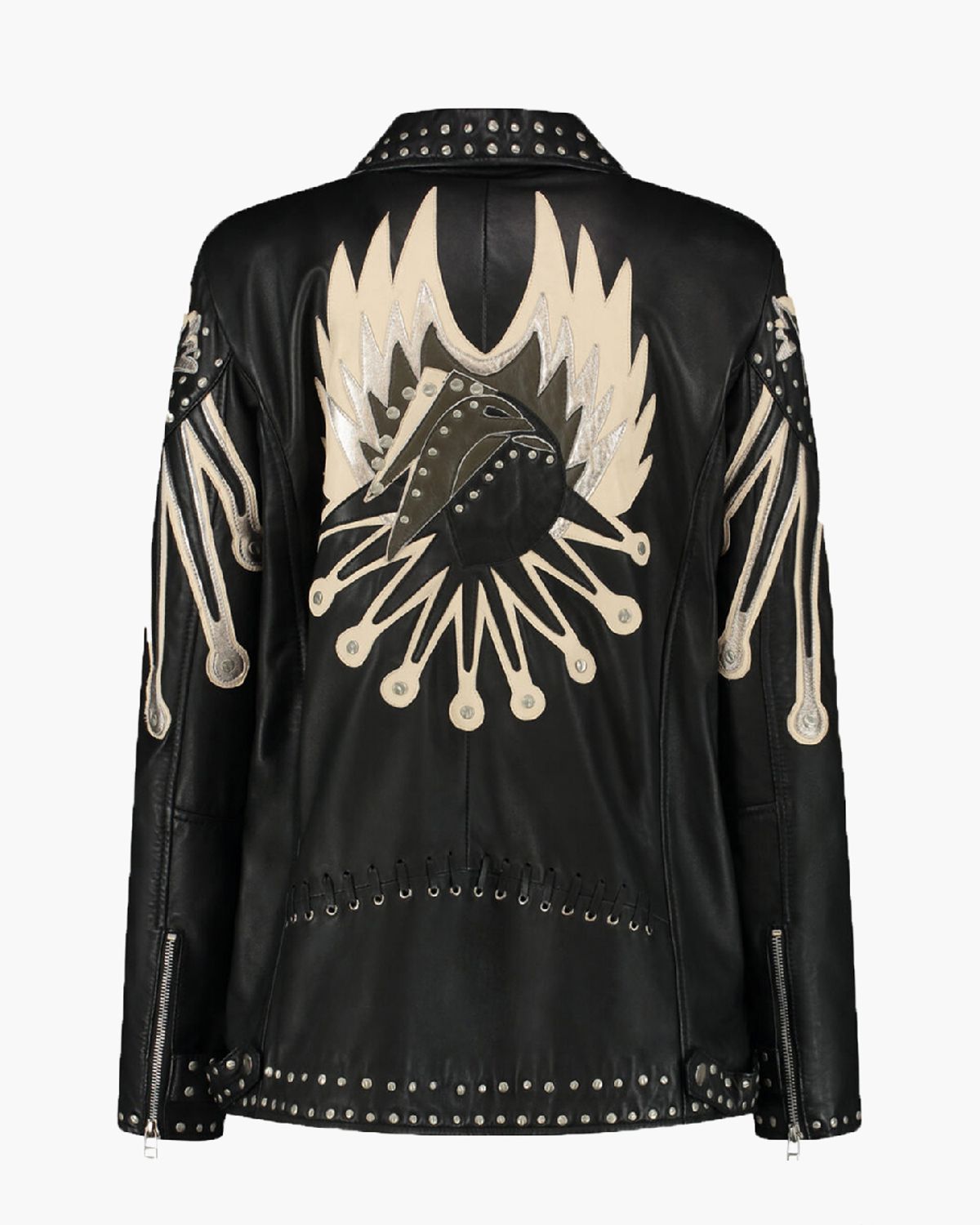 Sierra Biker Zwart Damesjacket