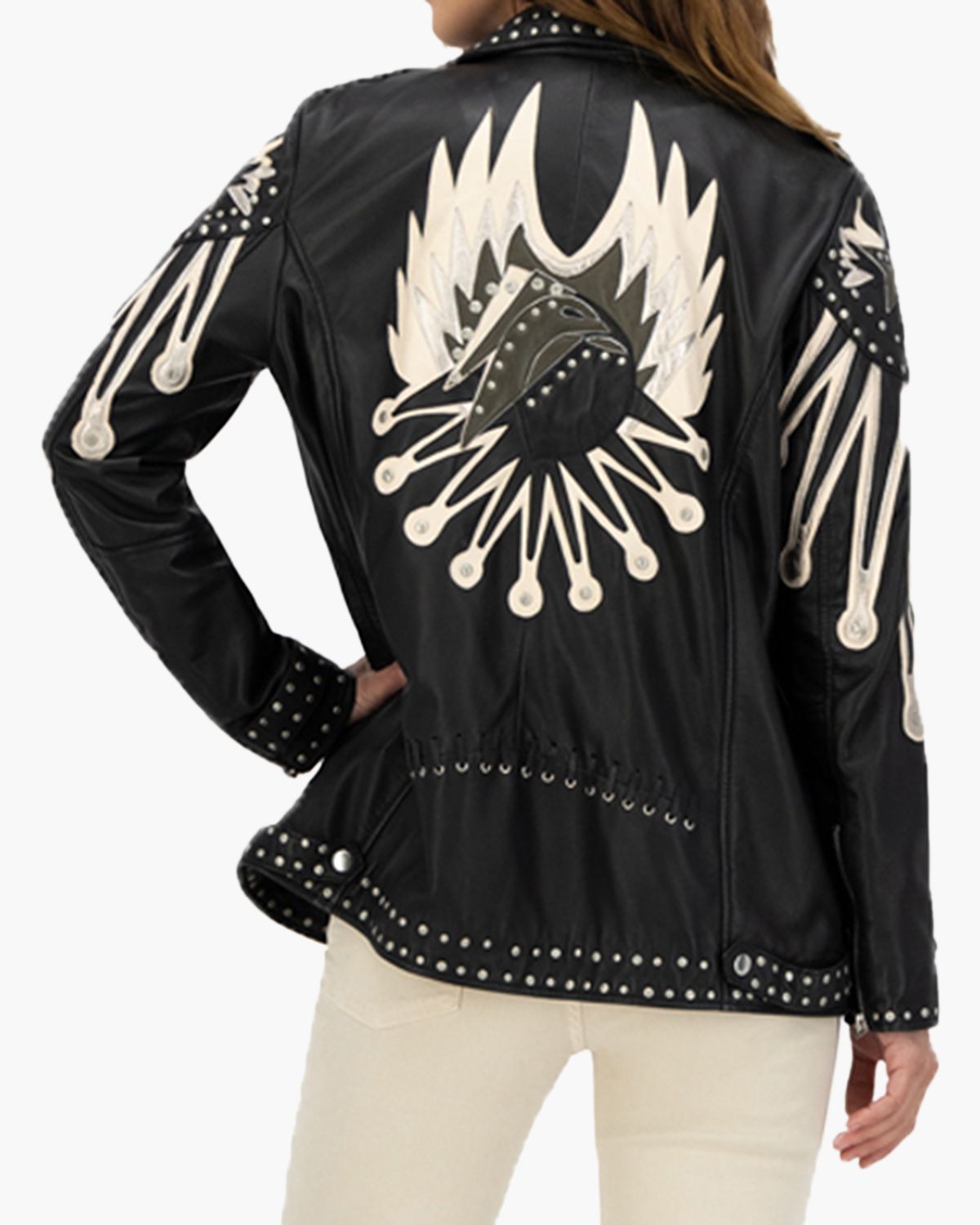 Sierra Biker Zwart Damesjacket