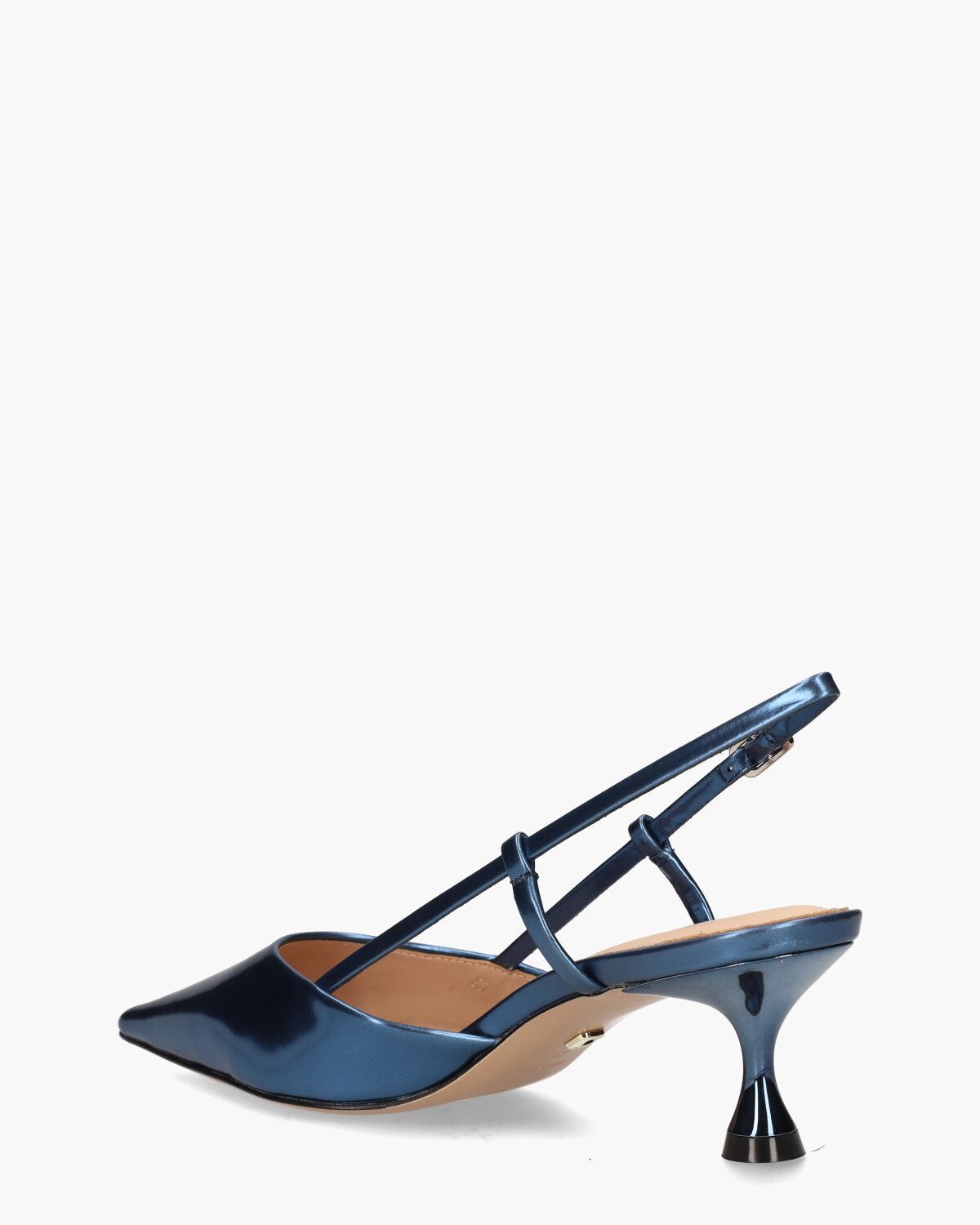 Carmen Blauw Dames Slingbackpumps