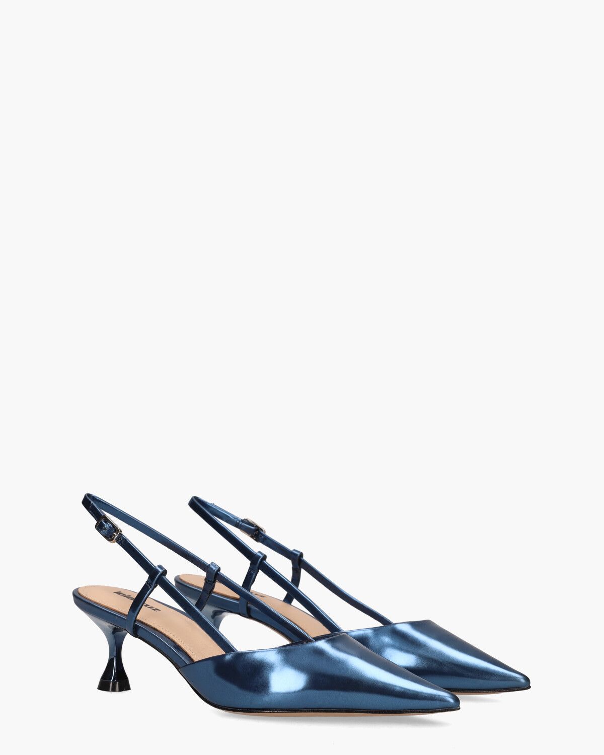 Carmen Blauw Dames Slingbackpumps