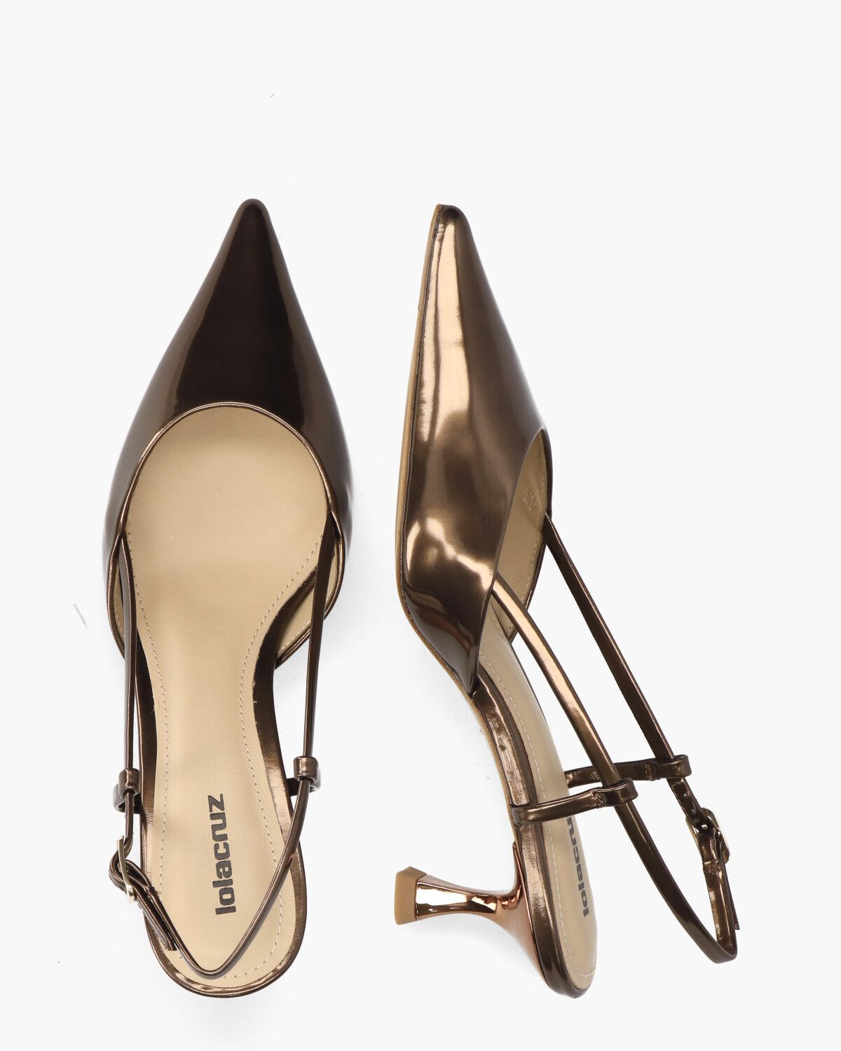 Carmen Bruin Dames Slingbackpumps