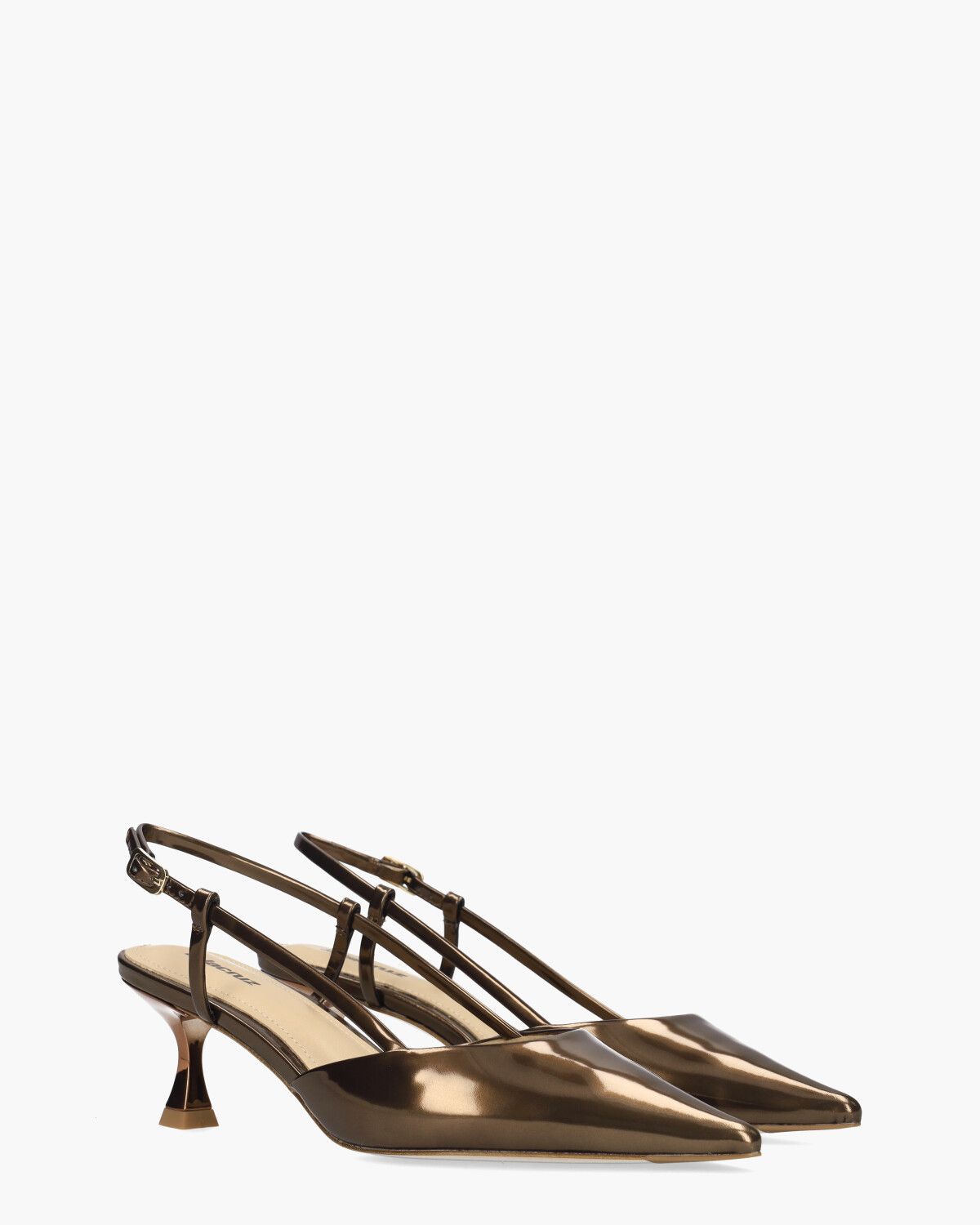 Carmen Bruin Dames Slingbackpumps