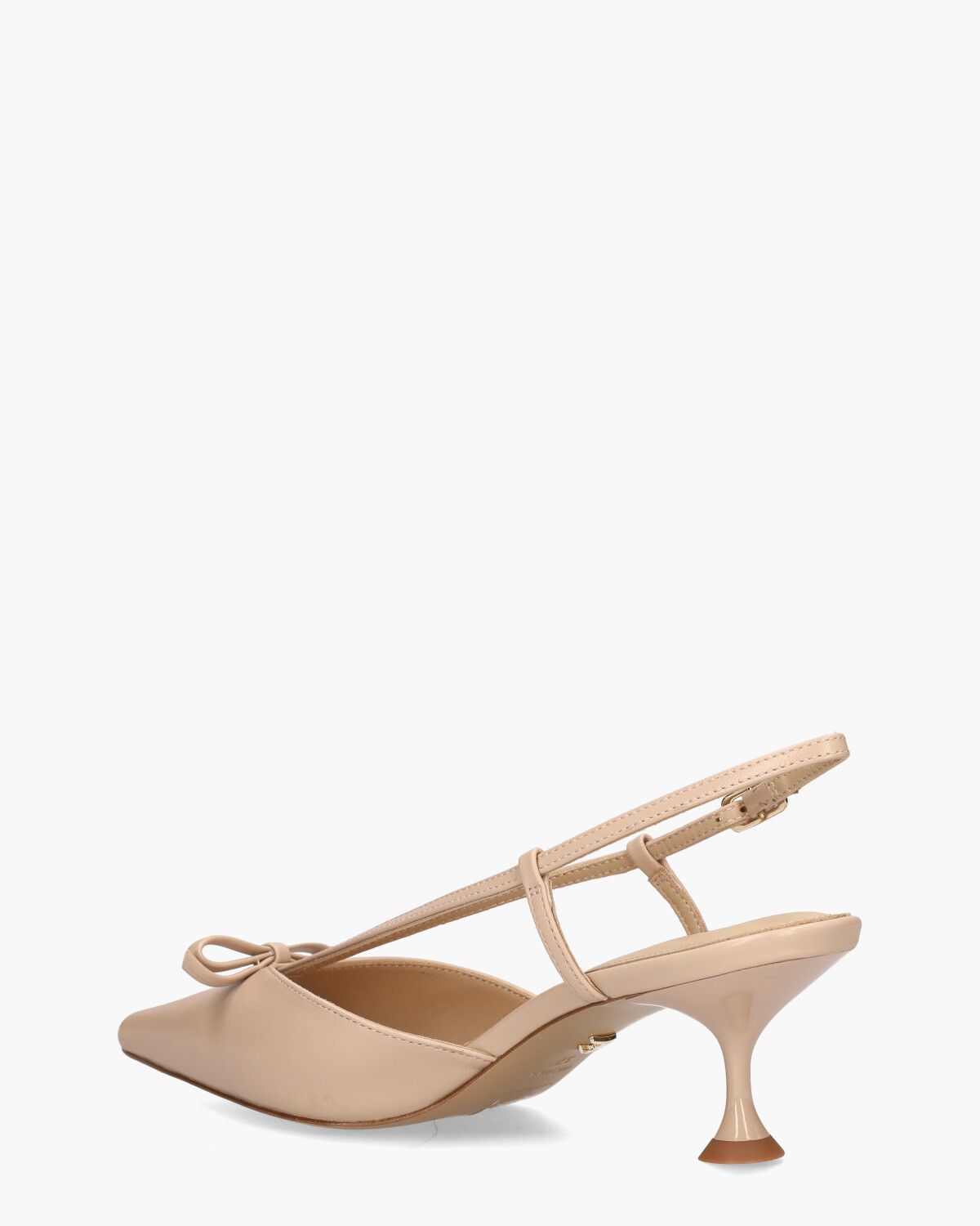Satina Nude Dames Slingbackpumps