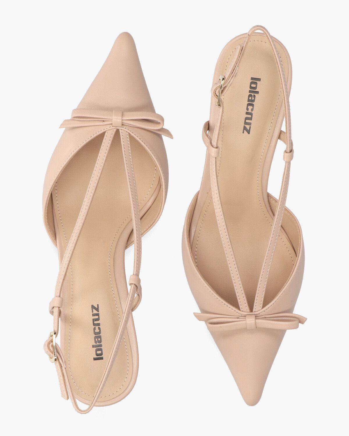 Satina Nude Dames Slingbackpumps