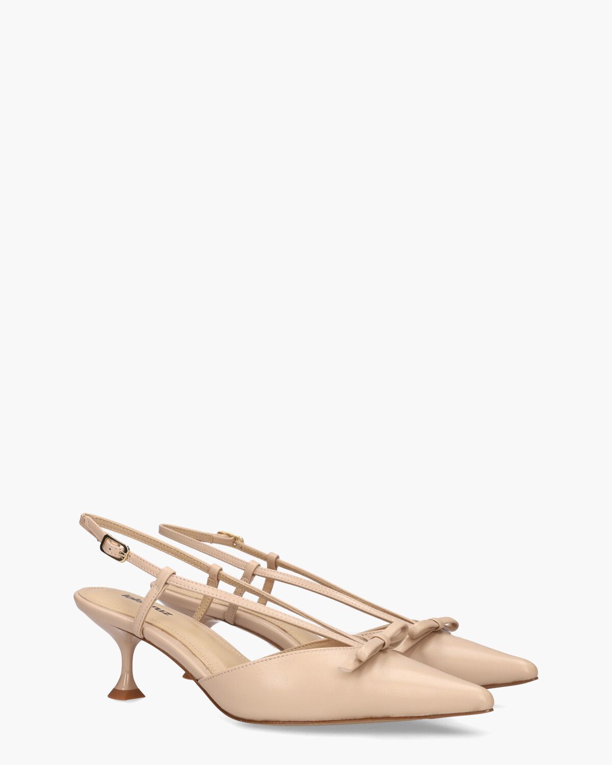 Satina Nude Dames Slingbackpumps