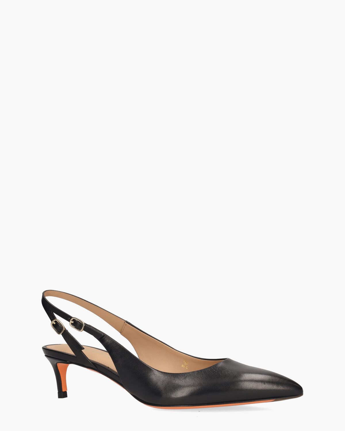 71407 Zwart Dames Slingbackpumps