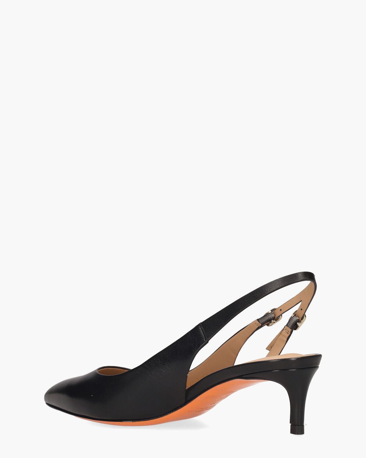 71407 Zwart Dames Slingbackpumps