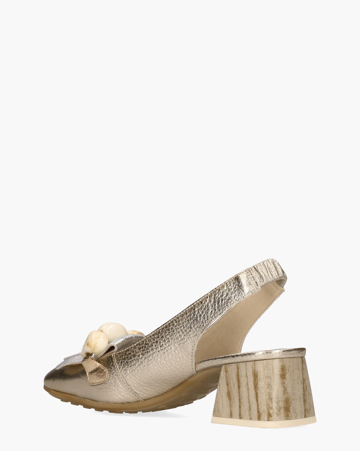 HV253945 Goud Dames Slingbackloafers