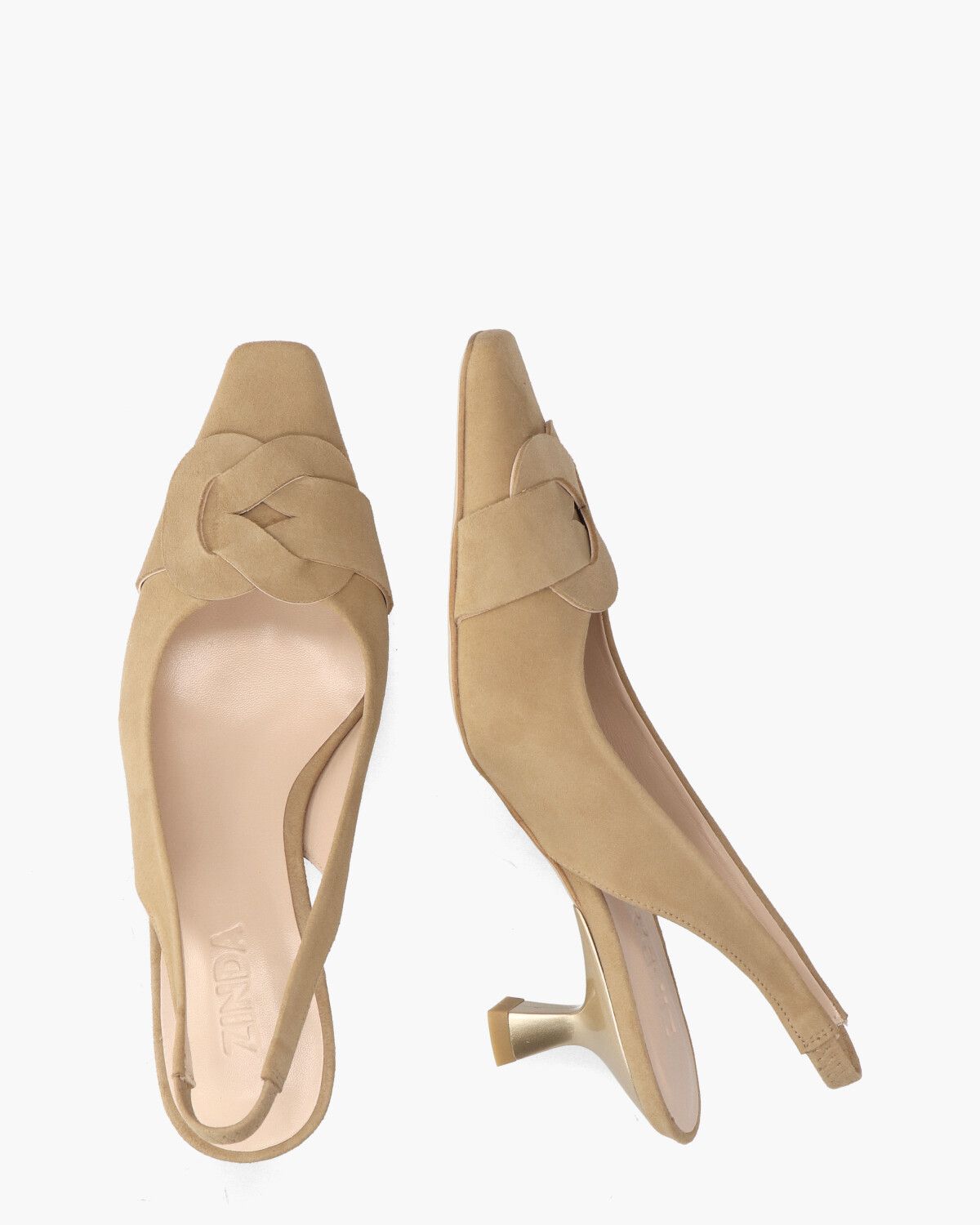 1835 Bruin Dames Slingbackpumps