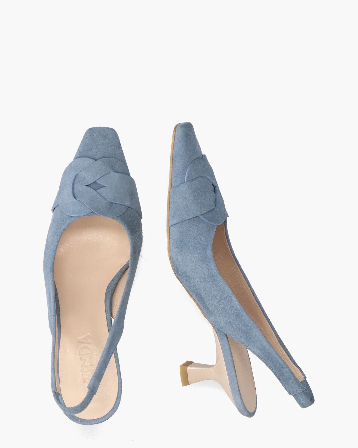 1835 Lichtblauw Dames Slingbackpumps