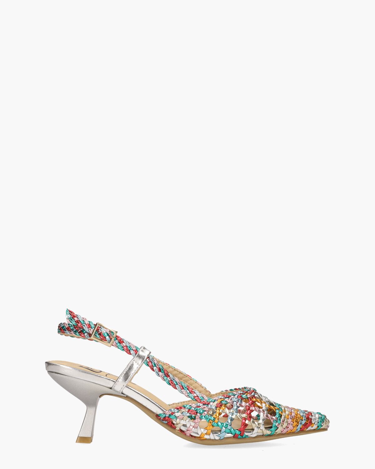 Waqi Multicolor Dames Slingbackpumps