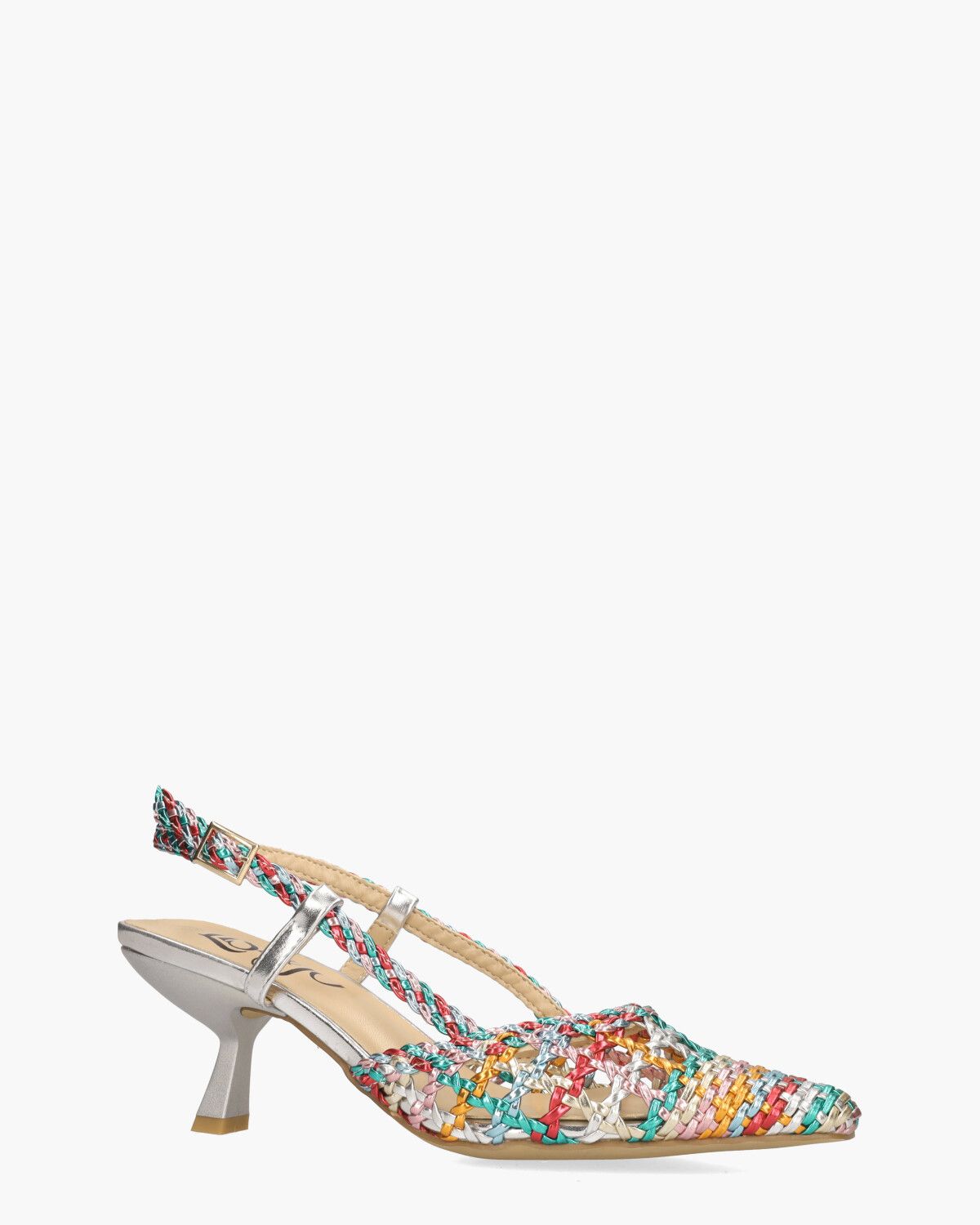 Waqi Multicolor Dames Slingbackpumps