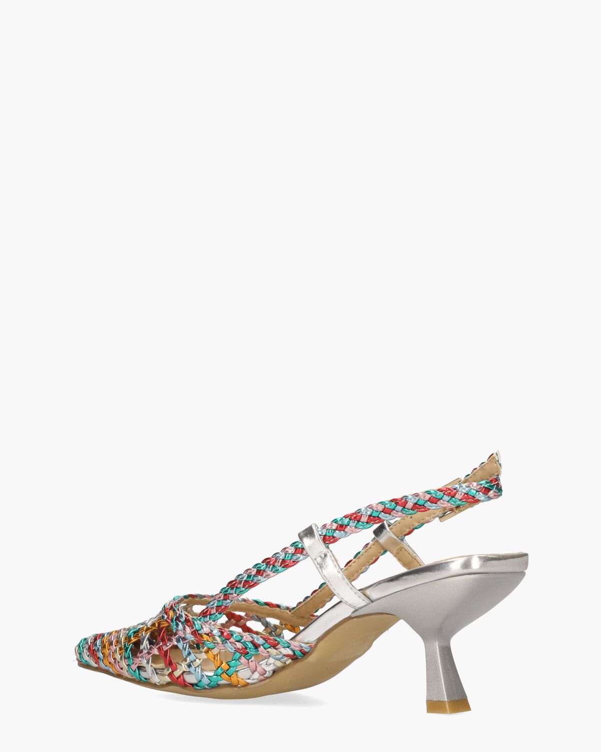 Waqi Multicolor Dames Slingbackpumps