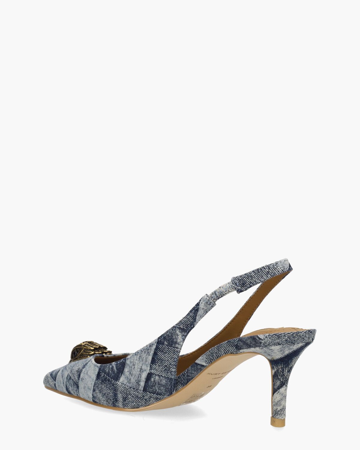 Belgravia Sling Back Heel Jeansblauw Dames Slingbackpumps