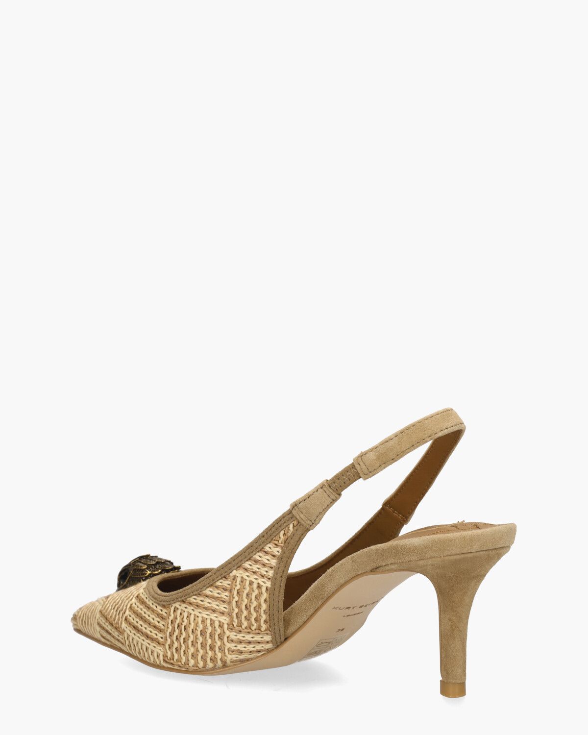 Belgravia Sling Back Heel Beige/Taupe Dames Slingbackpumps