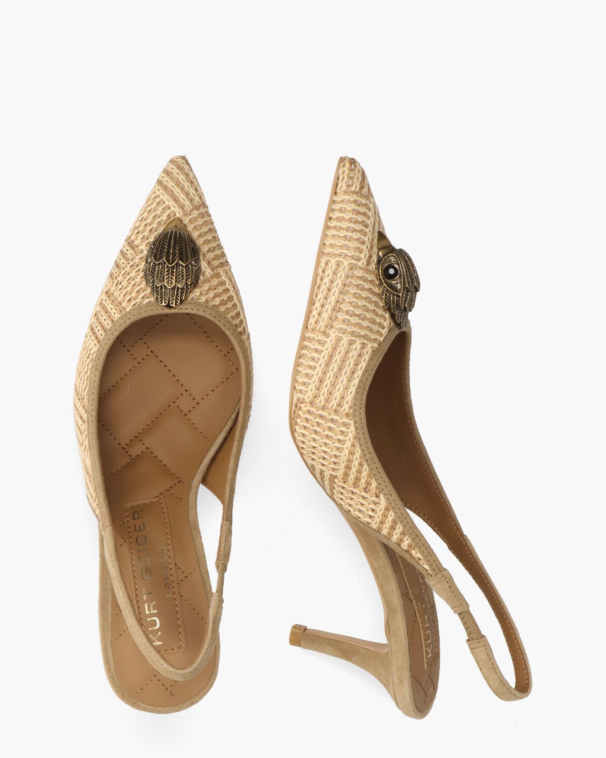 Belgravia Sling Back Heel Beige/Taupe Dames Slingbackpumps
