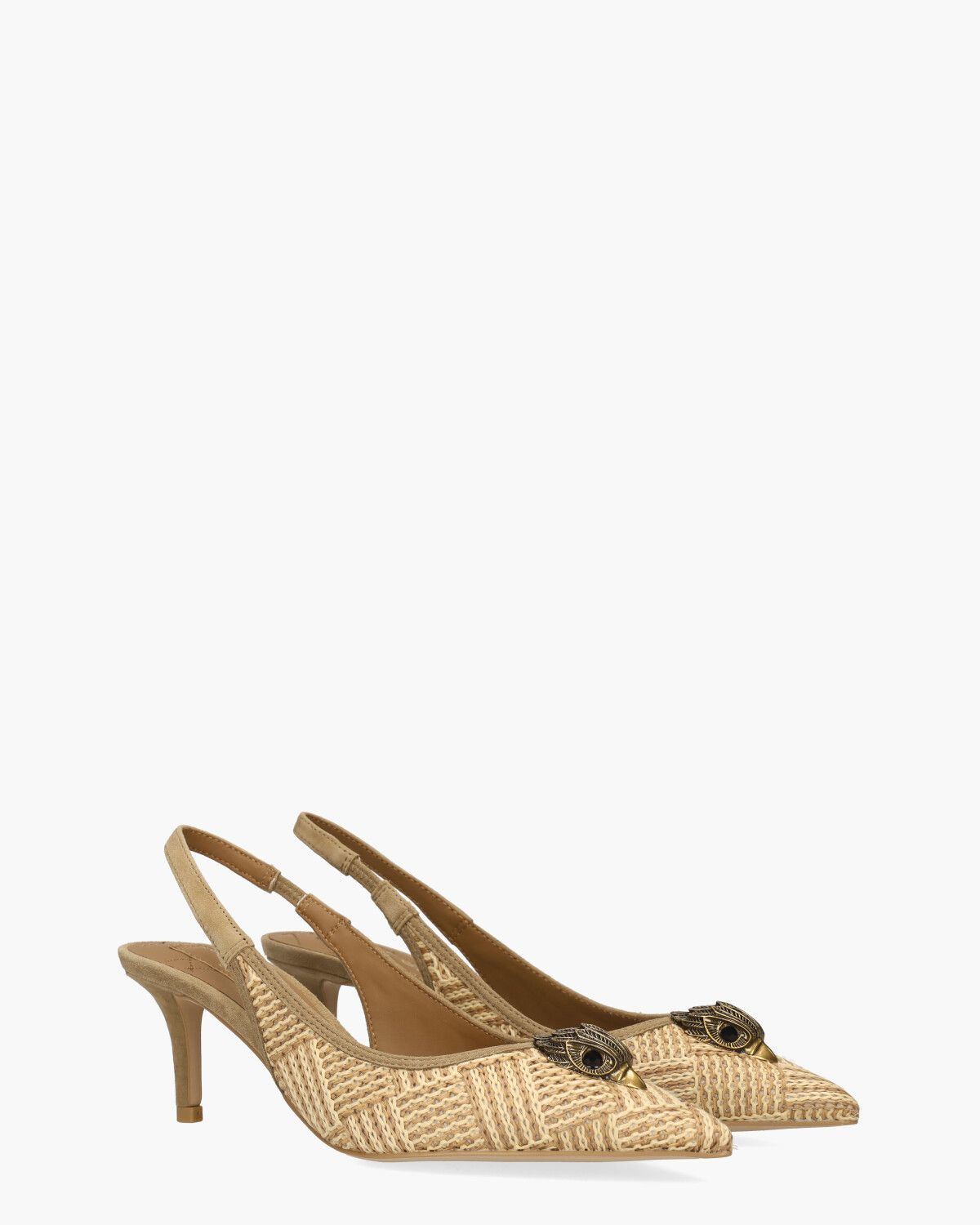Belgravia Sling Back Heel Beige/Taupe Dames Slingbackpumps