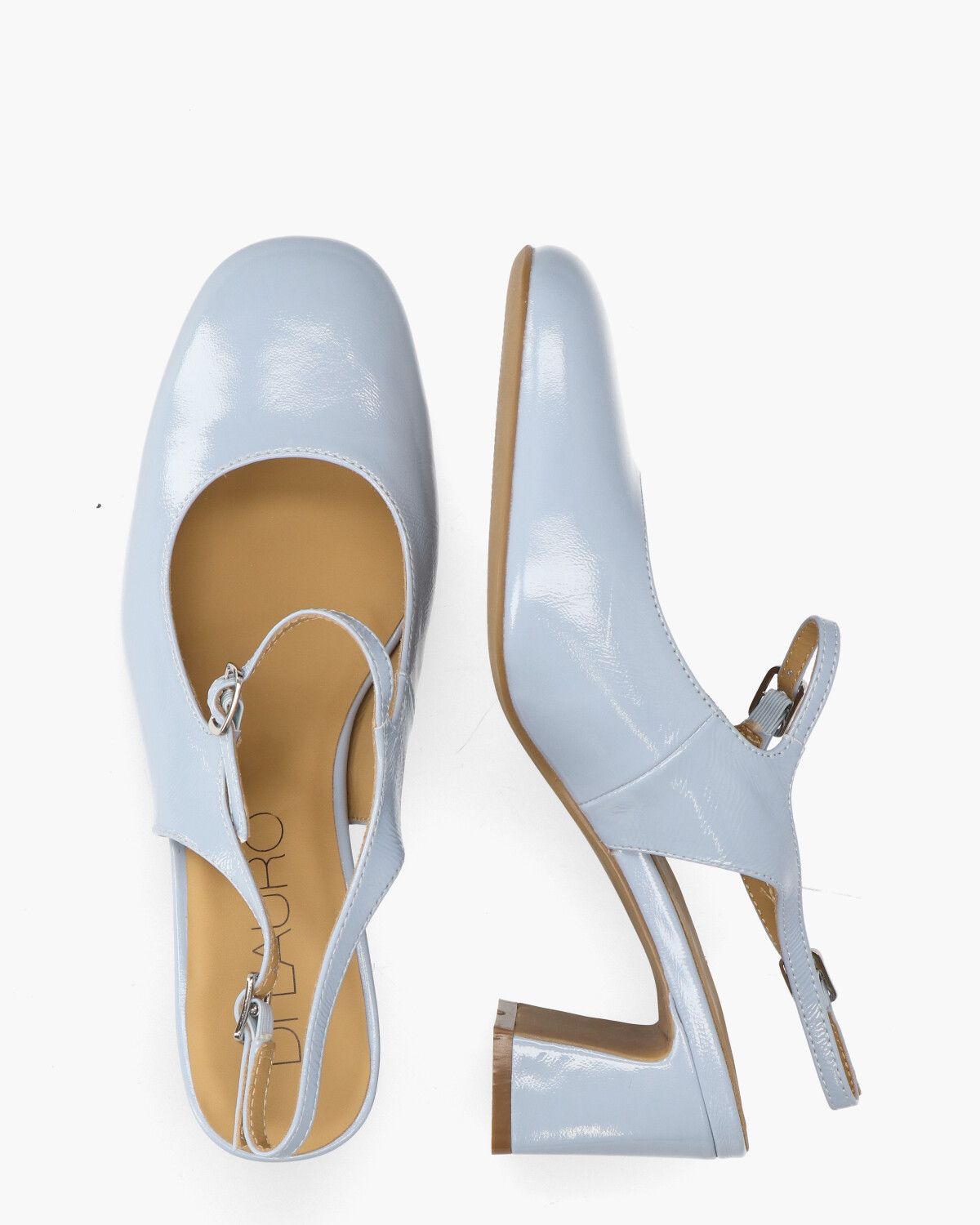 Wandy Lichtblauw Dames Slingbackpumps