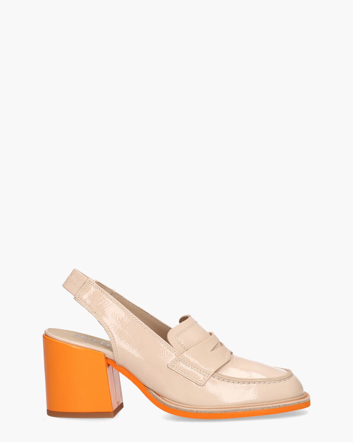 32317 Beige Dames Slingbackpumps