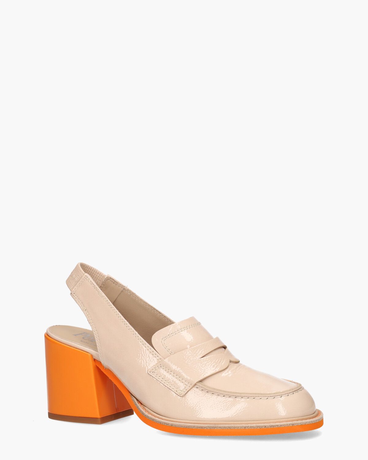 32317 Beige Dames Slingbackpumps