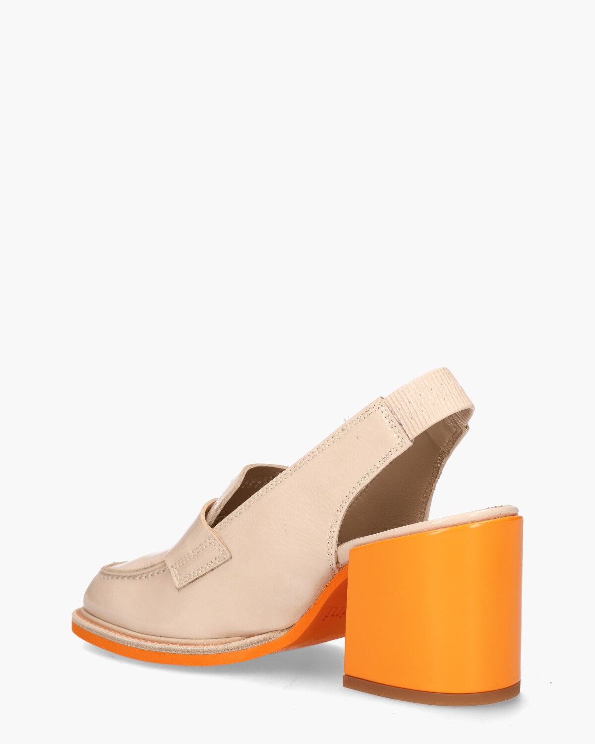 32317 Beige Dames Slingbackpumps